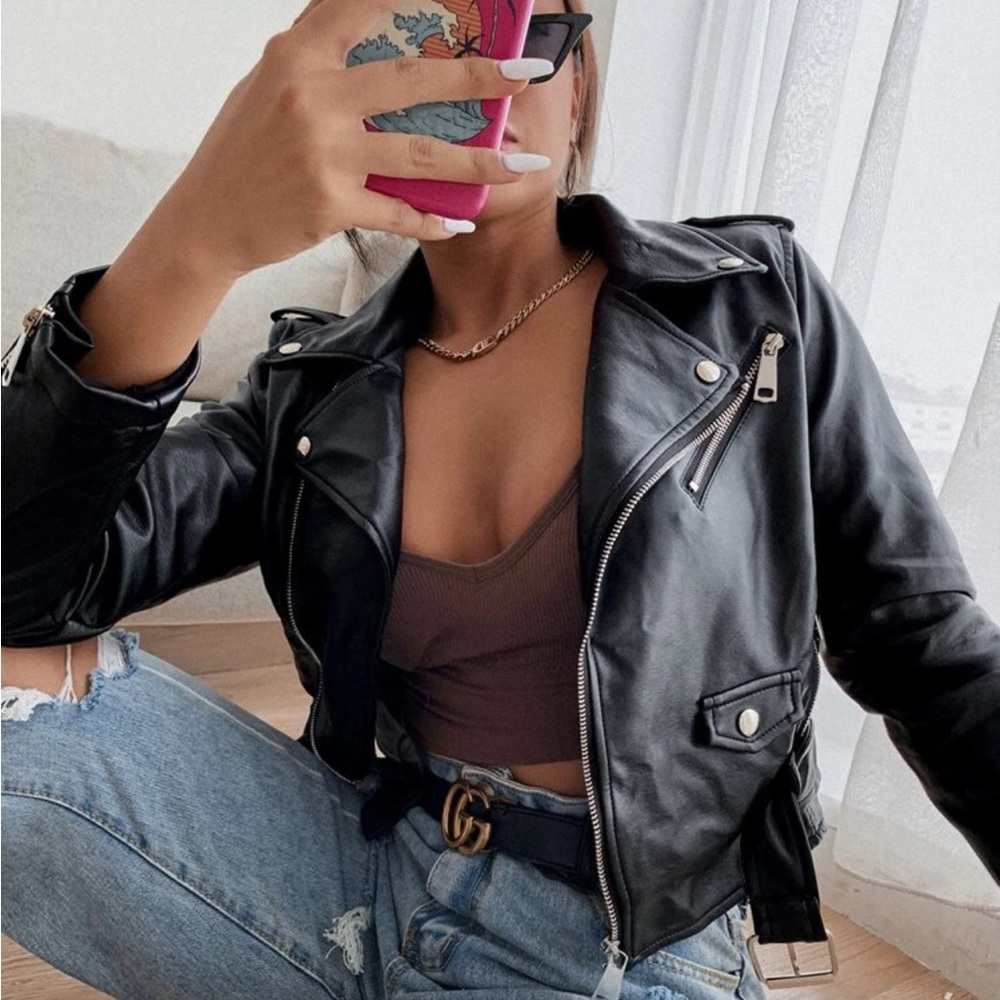 Leather Moto Jacket
